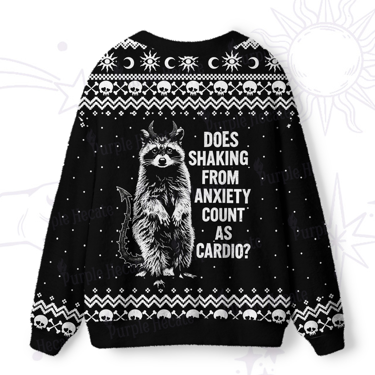 Purplehecate Does Shaking From Anxiety Count As Cardio Ugly Cardigan Sweaters