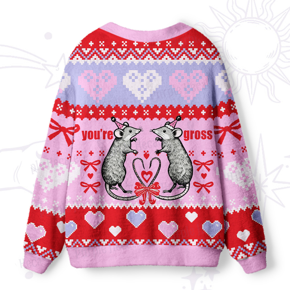 Purplehecate You're Gross Ugly Cardigan Sweaters