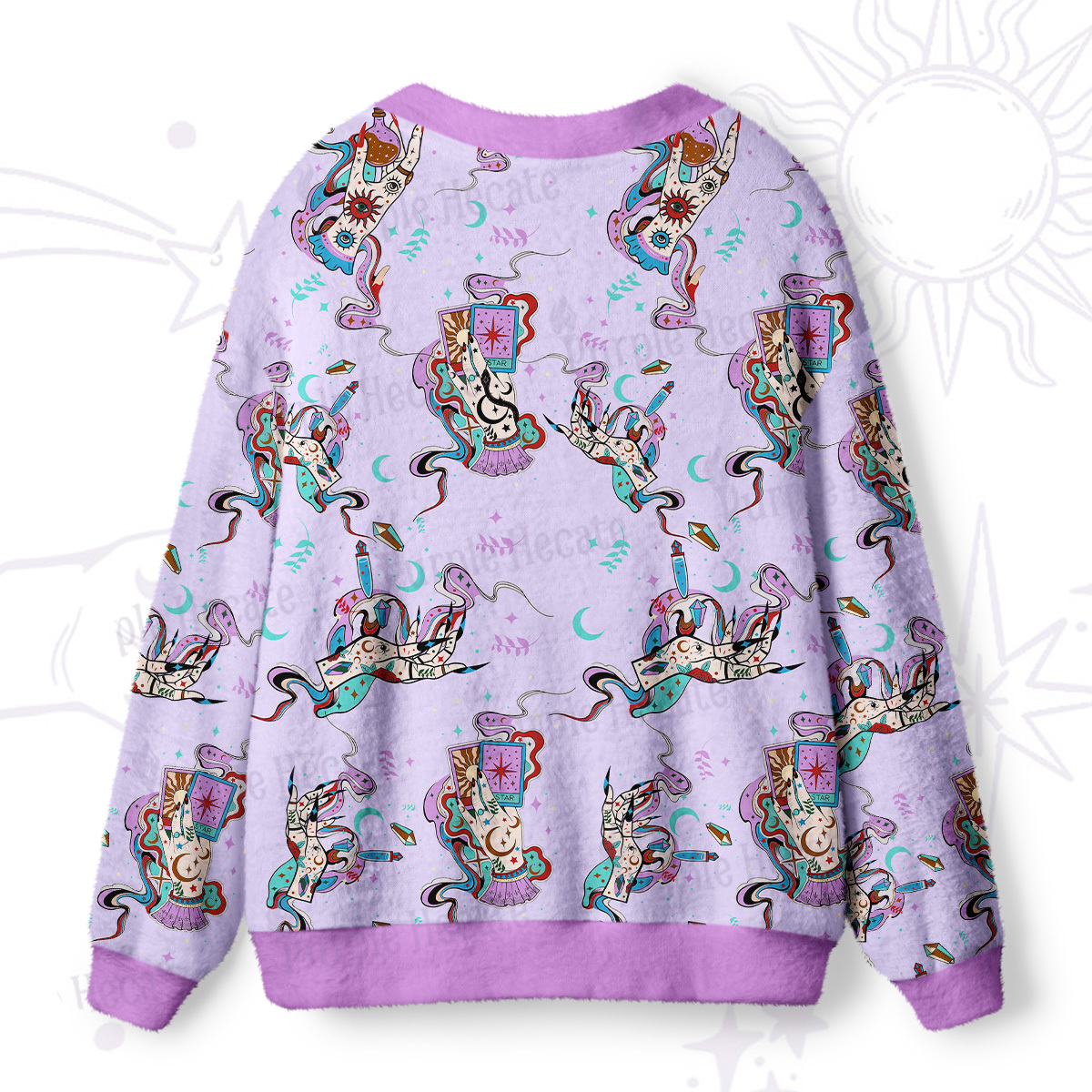 Purplehecate Astrological Secrets Ugly Cardigan Sweaters