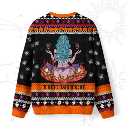 Purplehecate The Witch Ugly Halloween Sweatshirts
