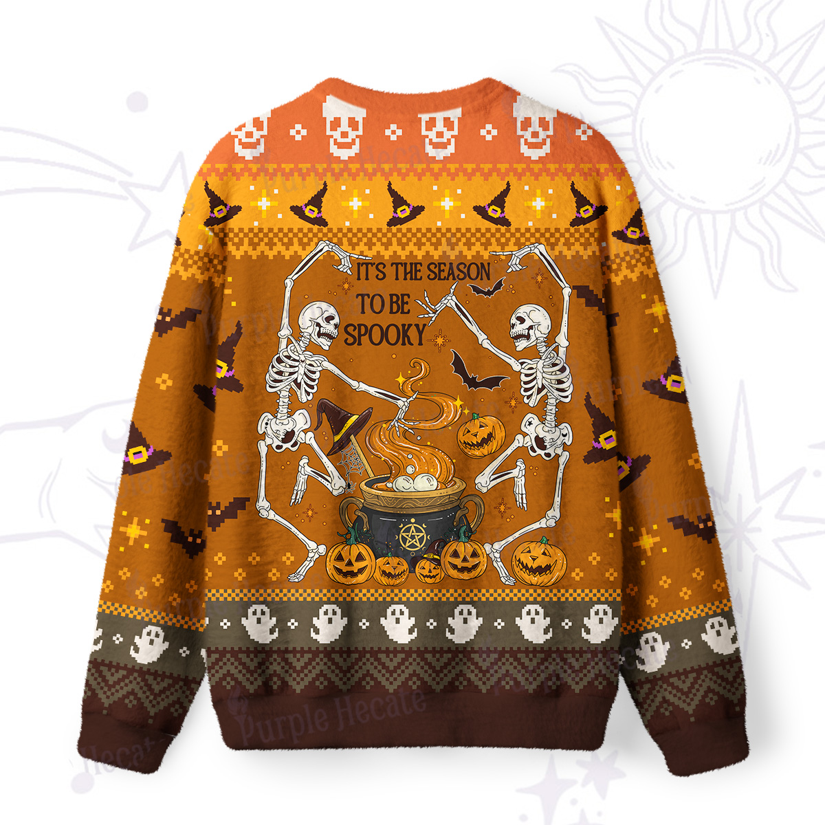 Purplehecate Halloween It's the Season to be Spooky Ugly Halloween Sweatshirts