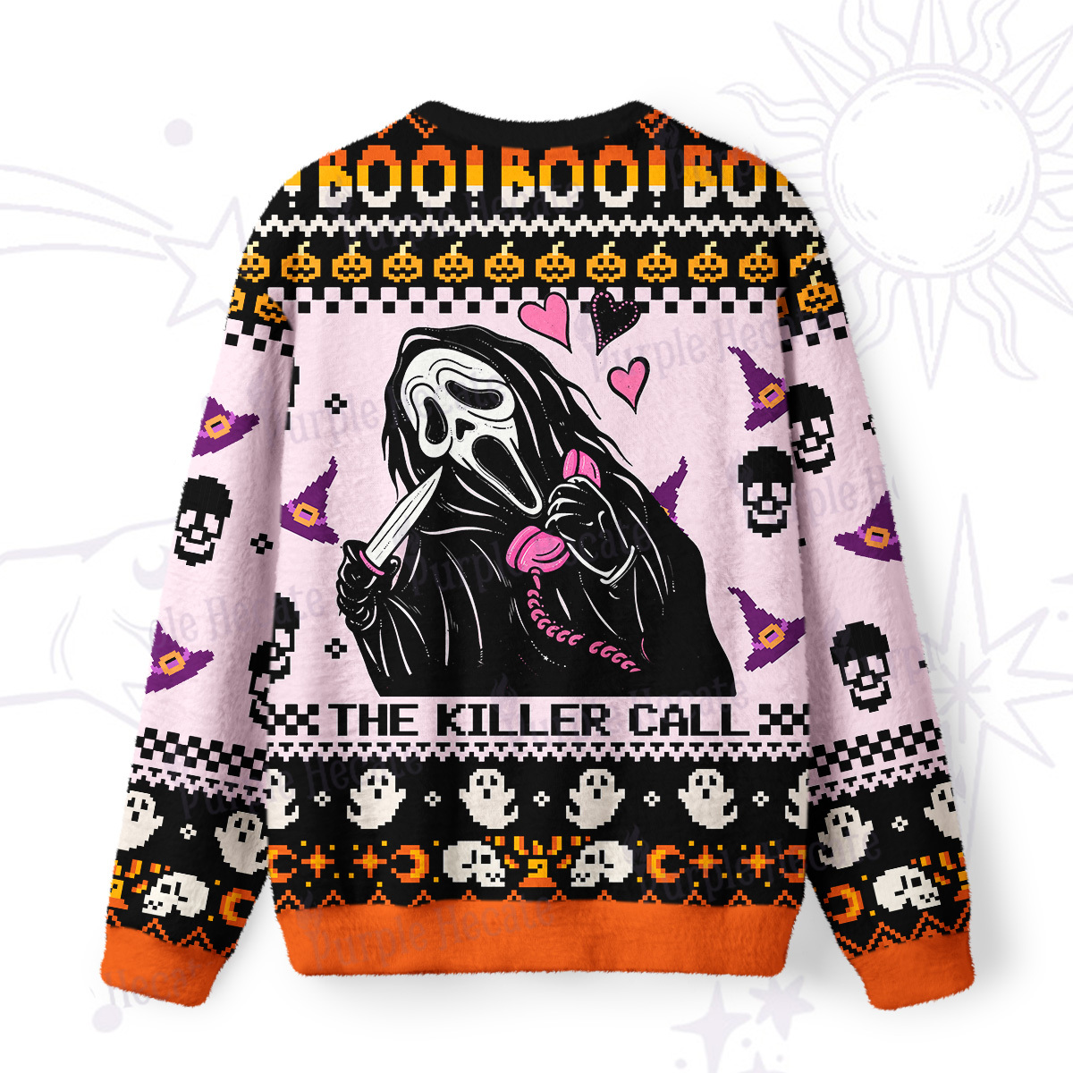 Purplehecate The Killer Call Ugly Halloween Sweatshirts