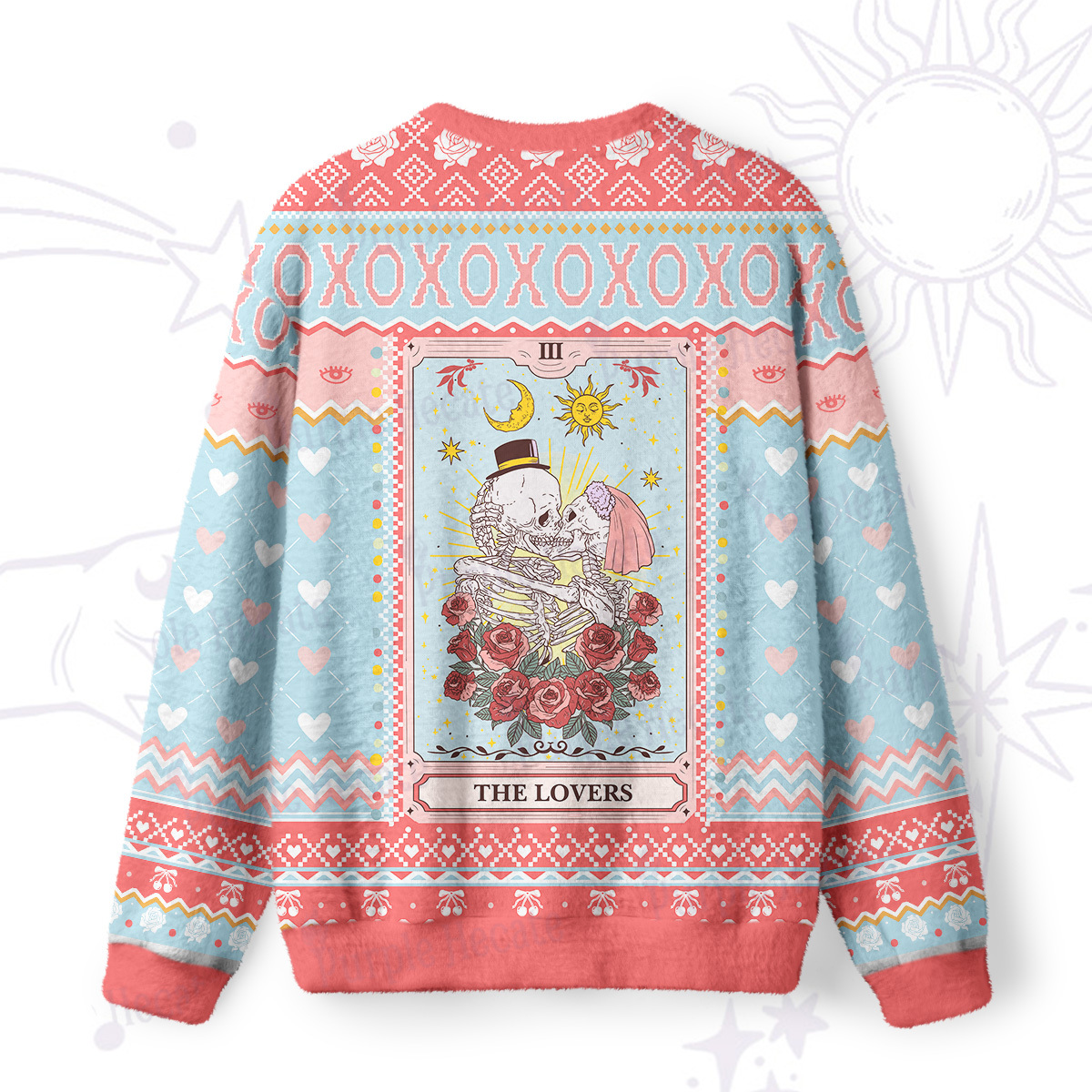 Purplehecate The Lover Tarot Ugly Valentine Sweatshirt