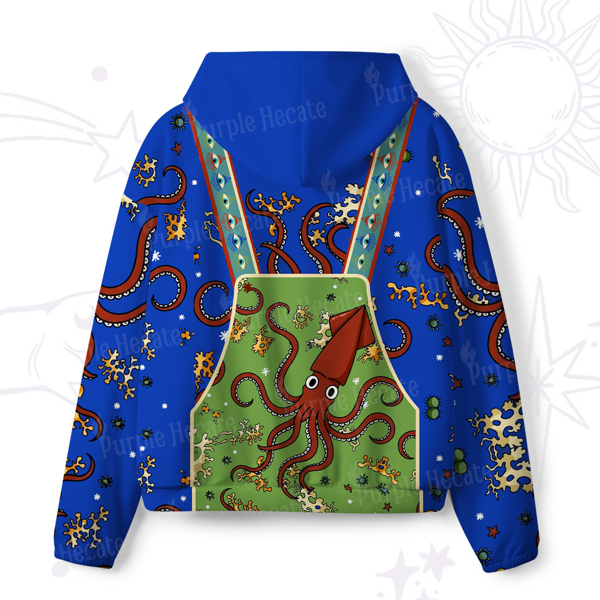 Purplehecate Deep Sea Dreamer All-Over Print Hoodie
