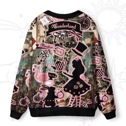 [Copy]Purplehecate Retro Bloom Folk Floral Ugly Cardigan Sweaters