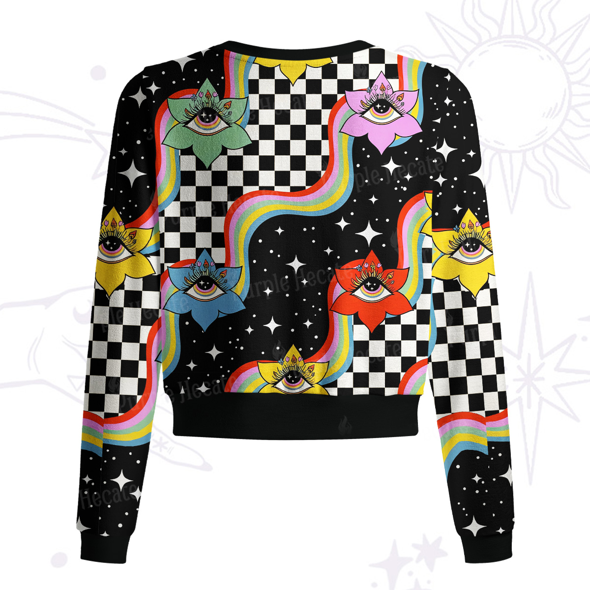 Purplehecate Enchanted Eye Blossom Knit Cardigan