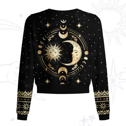 Purplehecate Celestial Sun and Moon Knit Cardigan