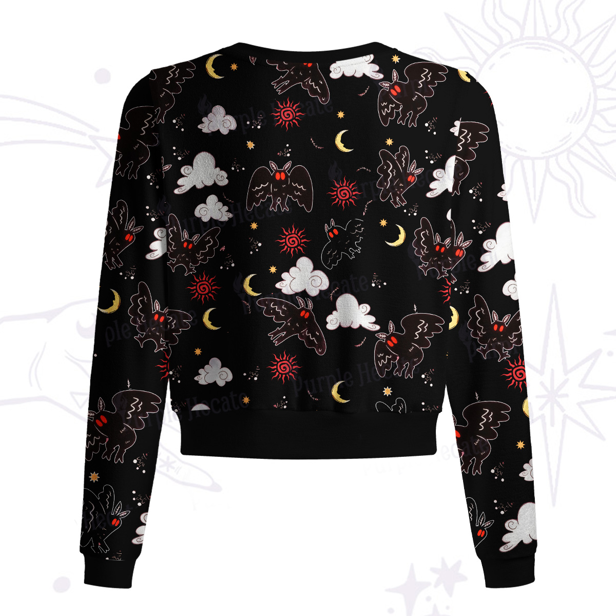 Purplehecate Cryptid Mothman Knit Cardigan