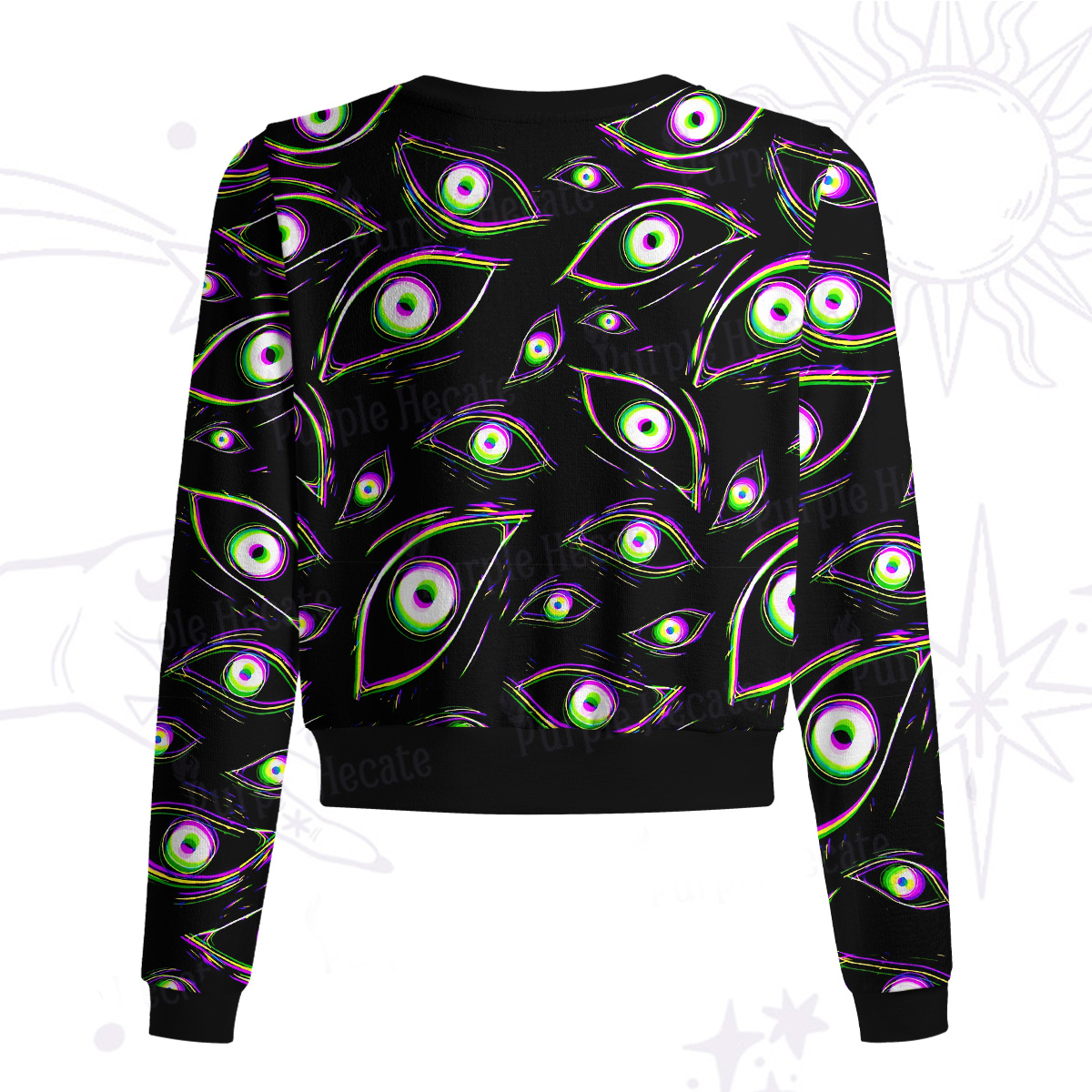 Purplehecate Glitch Vision Knit Cardigan