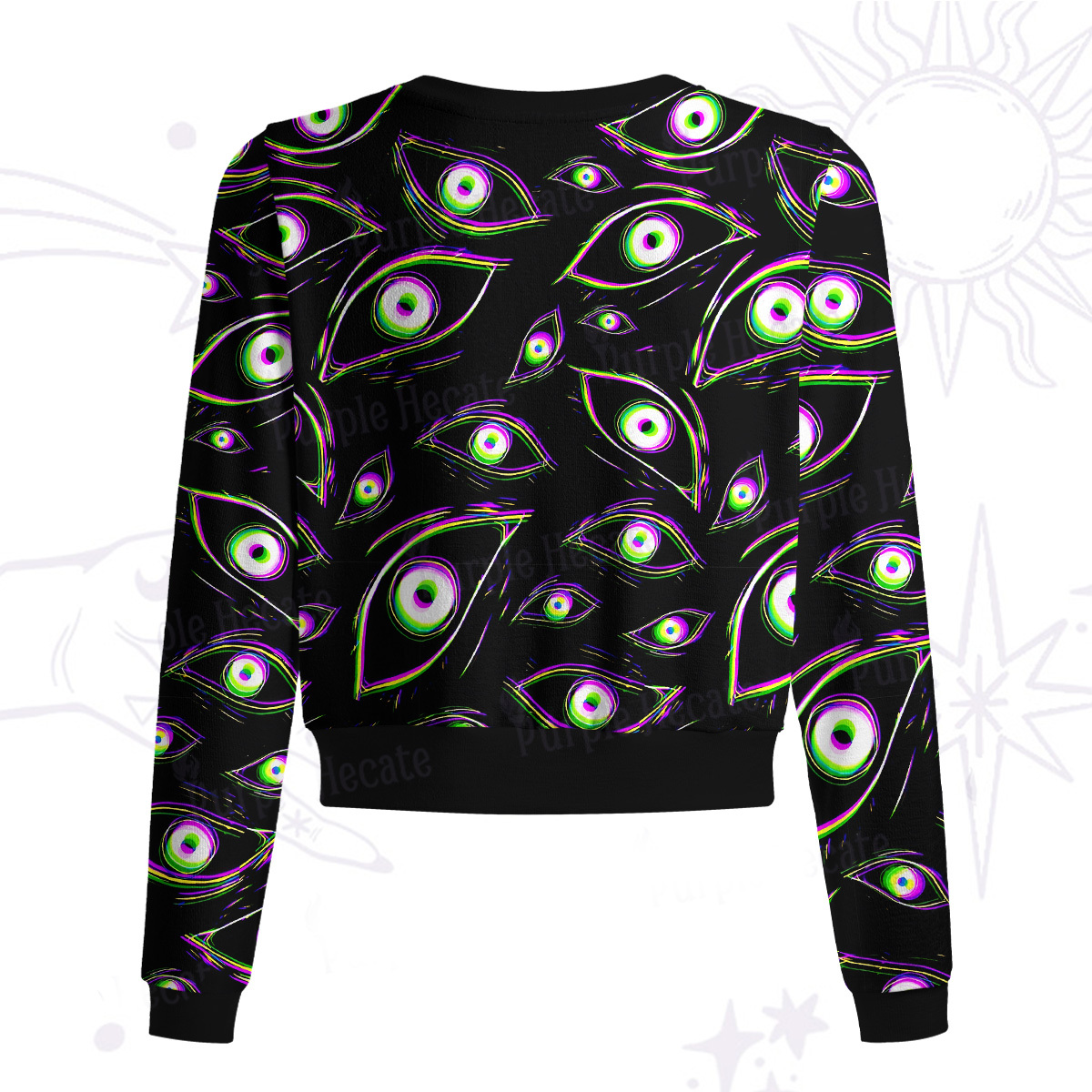 Purplehecate Glitch Vision Knit Cardigan