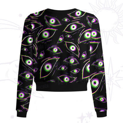 Purplehecate Glitch Vision Knit Cardigan