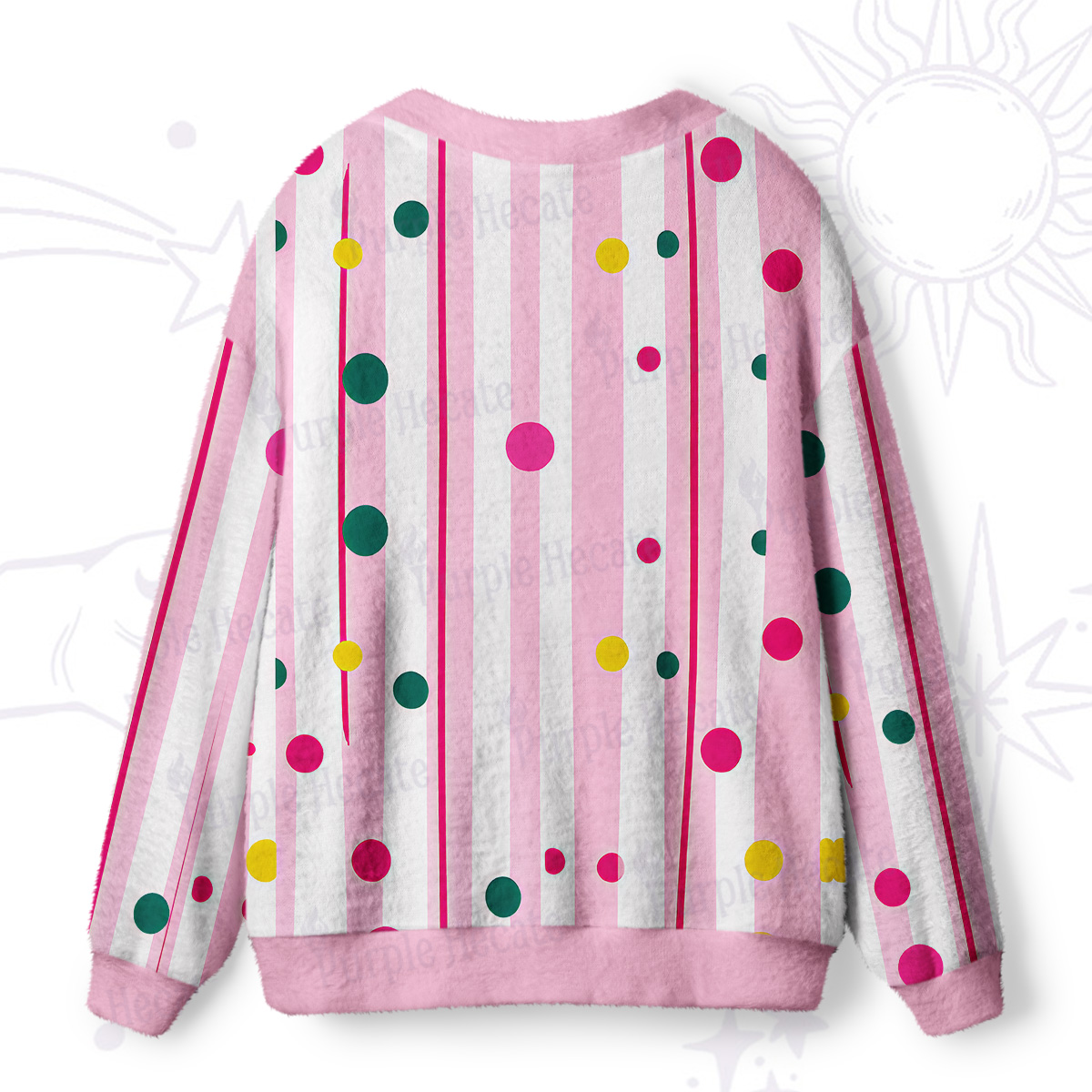 Purplehecate First Of All I'm A Delight Cat Ugly Cardigan Sweaters