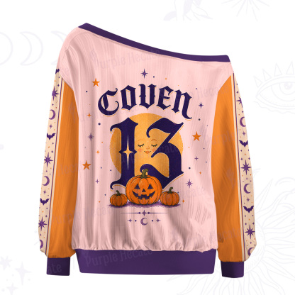 Purplehecate Season of the Witch Off The Shoulder Graphic Jersey