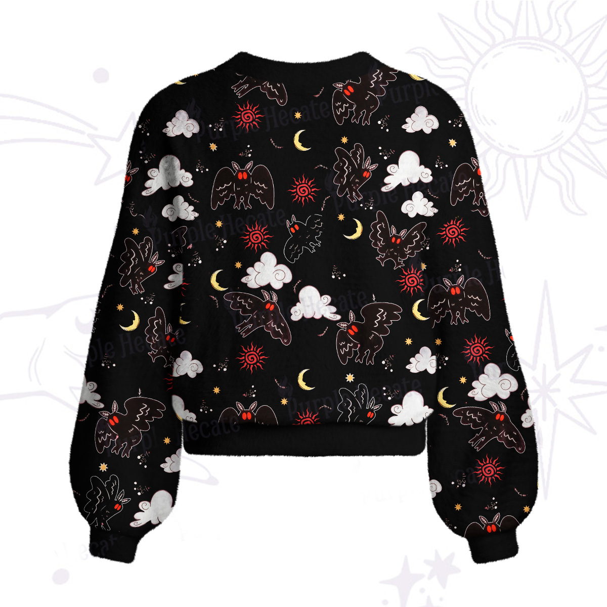 Purplehecate Cryptid Mothman Cardigan Sweaters