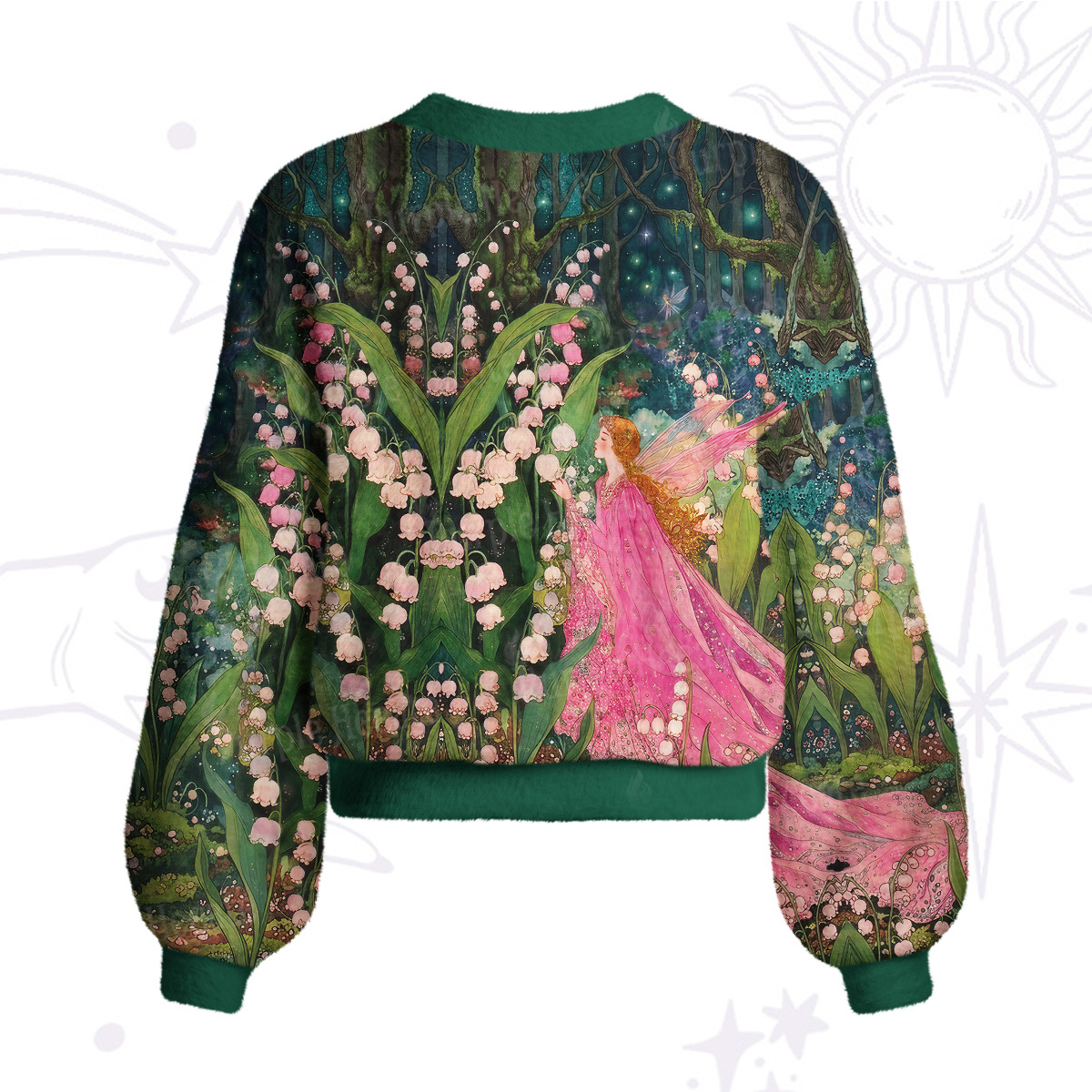 Purplehecate Mystic Secret Lily Fairy Forest Cardigan Sweaters