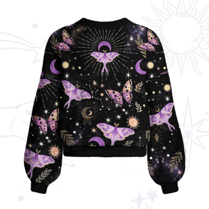 Purplehecate Starry Night Lunar Moth Cardigan Sweaters