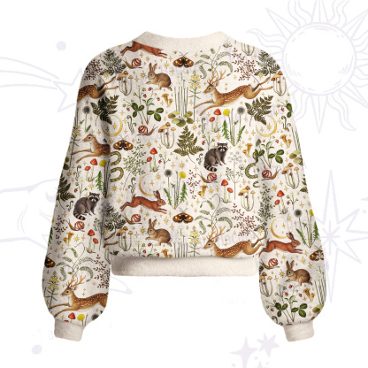 Purplehecate Enchanted Forest Animals Cardigan Sweaters