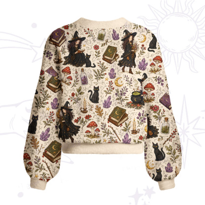 Purplehecate Herbal Witch Cardigan Sweaters