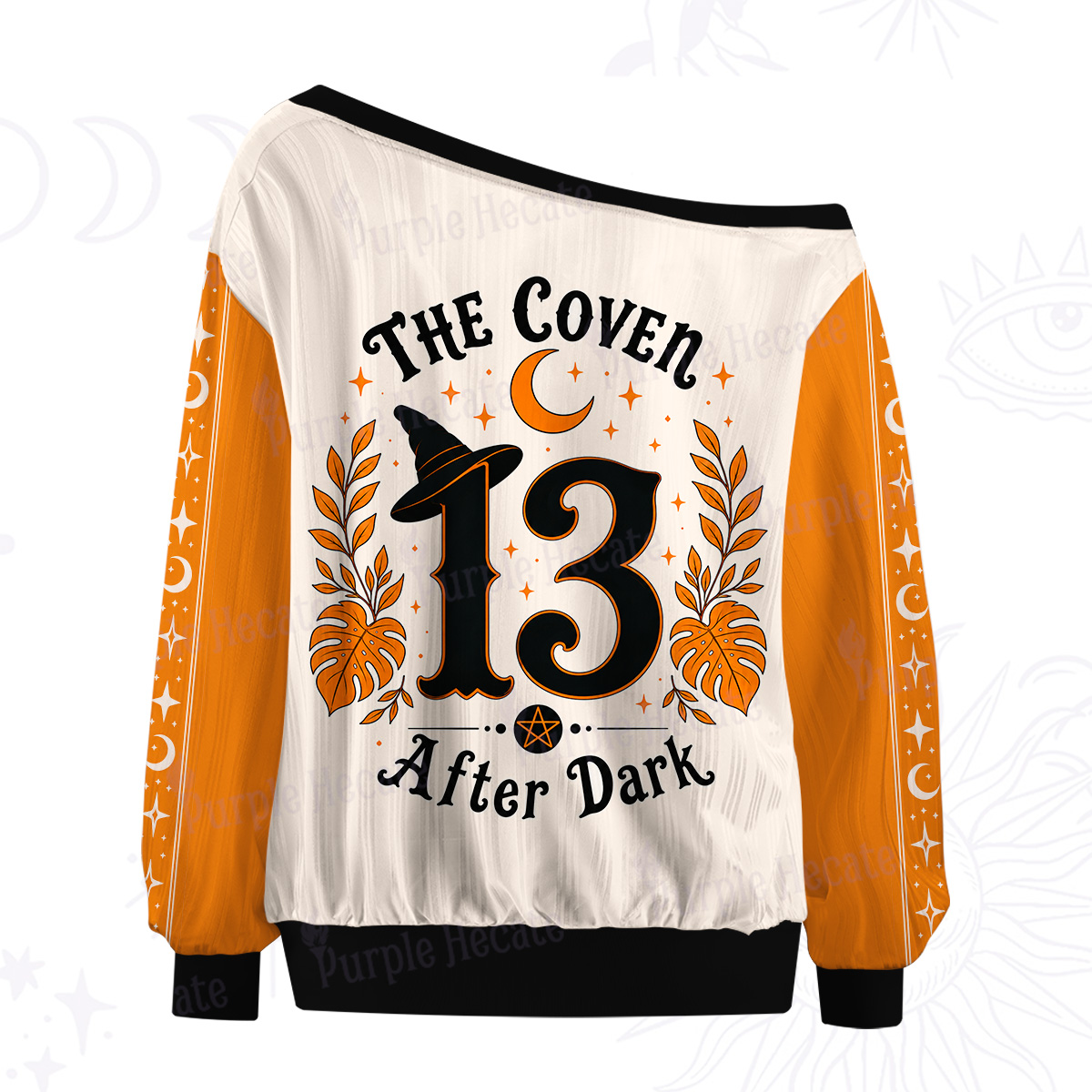 Purplehecate The Coven Gathers After Dark Off The Shoulder Graphic Jersey