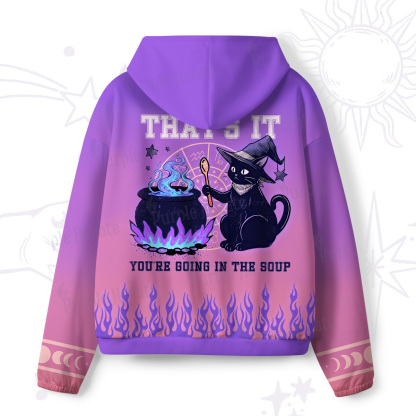 Purplehecate That's It You're Going In The Soup All-Over Print Hoodie