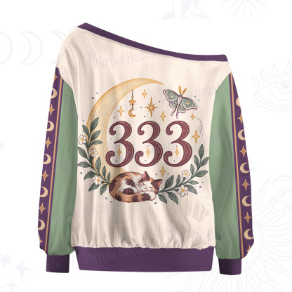 Purplehecate Stay Wild Moon Child Off The Shoulder Graphic Jersey