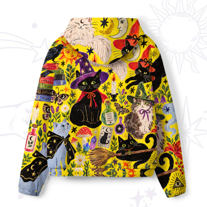 [Copy]Purplehecate Rainbow Magic Cats All-Over Print Hoodie