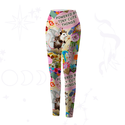 Purplehecate The Opossum Queen's Hoard Yoga Pants