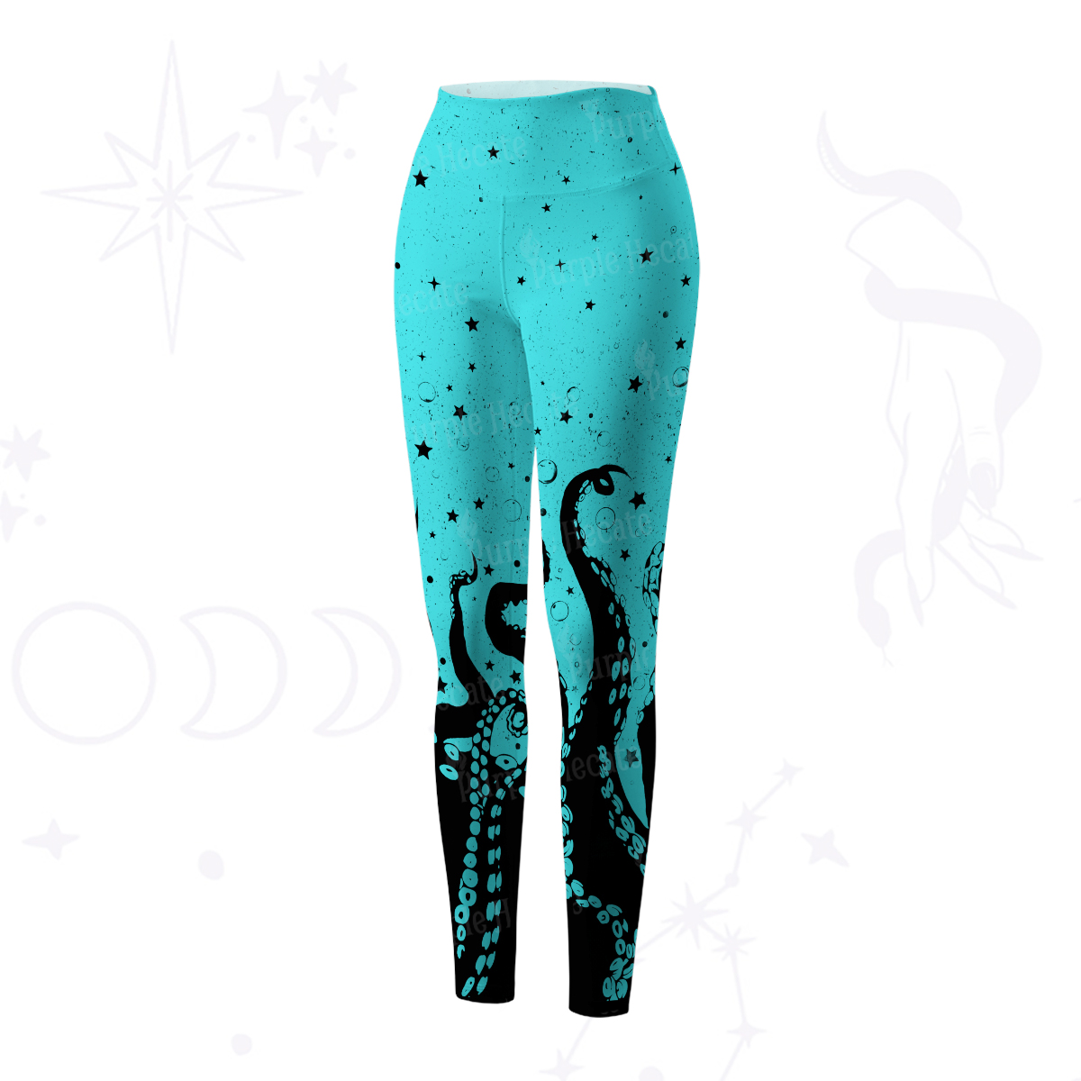 Purplehecate Tentacles of the Deep Yoga Pants