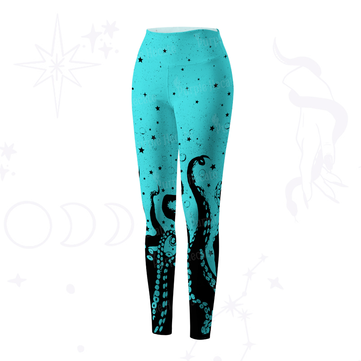 Purplehecate Tentacles of the Deep Yoga Pants