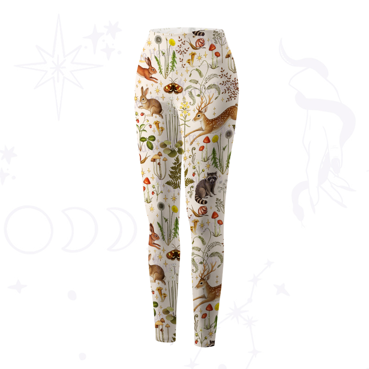 Purplehecate Enchanted Forest Animals Yoga Pants