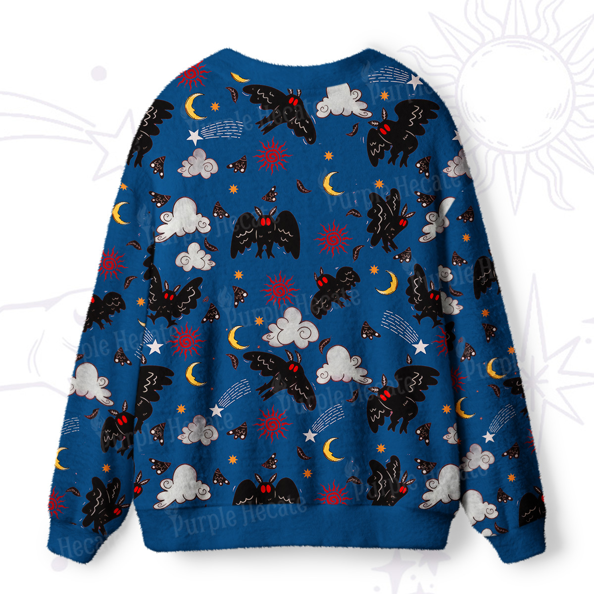 Purplehecate Cryptid Mothman Ugly Cardigan Sweaters