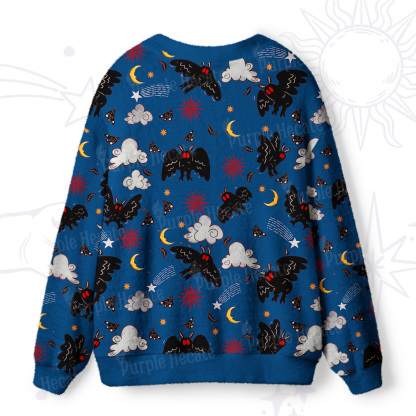 Purplehecate Cryptid Mothman Ugly Cardigan Sweaters