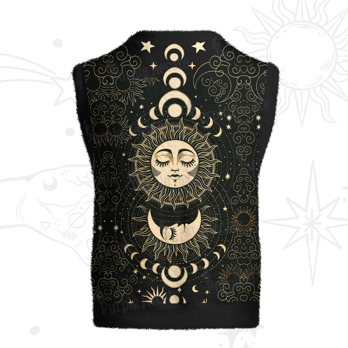 Purplehecate Lunar Eclipse Ugly Sweater Vest