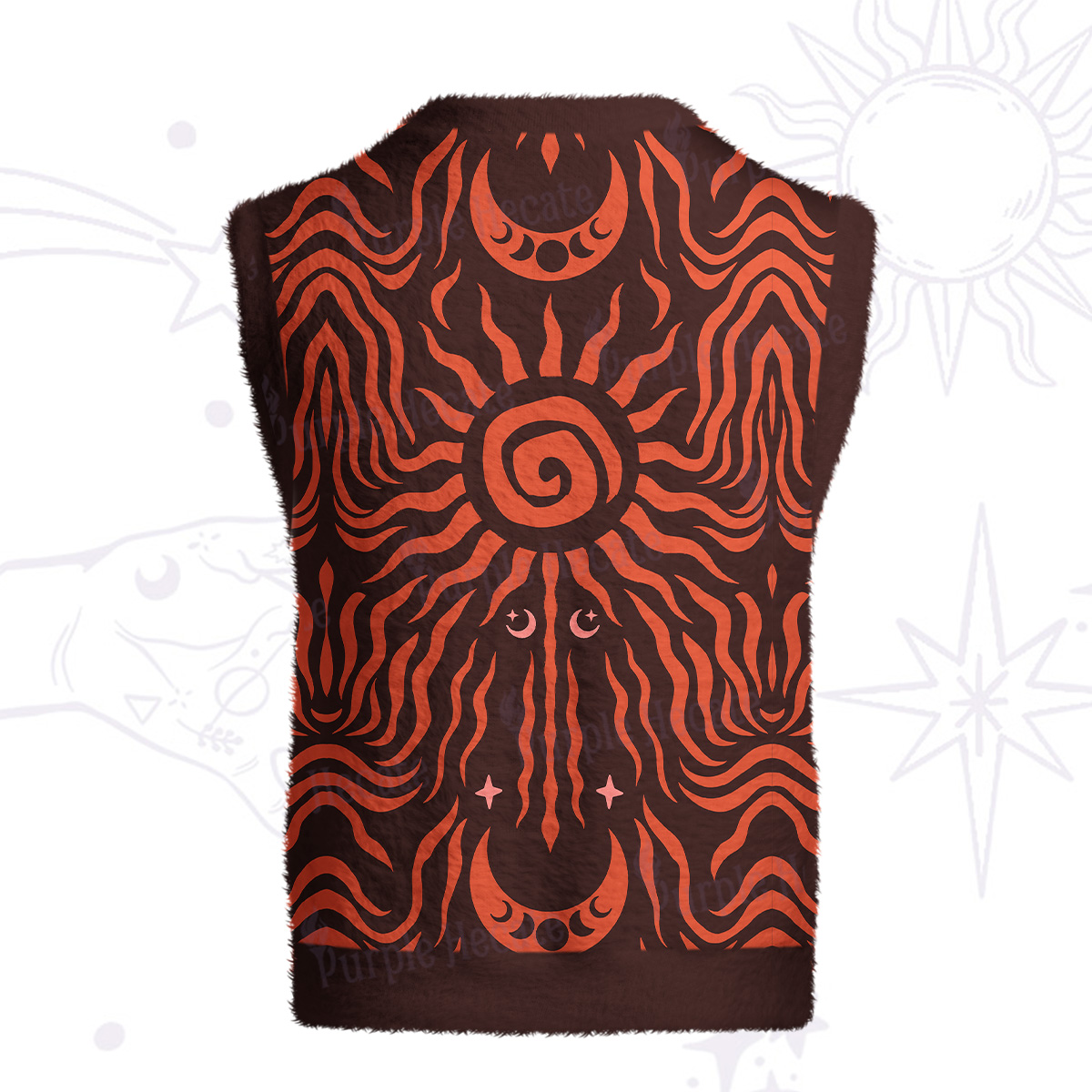 Purplehecate Solar Ritual Ugly Sweater Vest