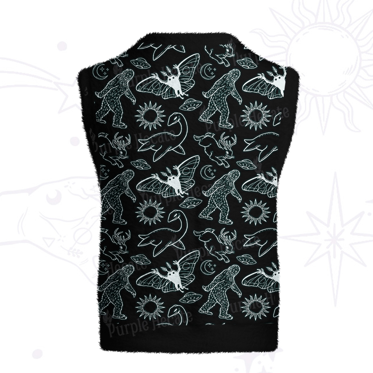 Purplehecate Cryptid Ugly Sweater Vest