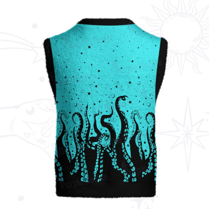 Purplehecate Tentacles of the Deep Ugly Sweater Vest