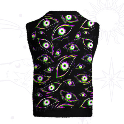 Purplehecate Glitch Vision Ugly Sweater Vest