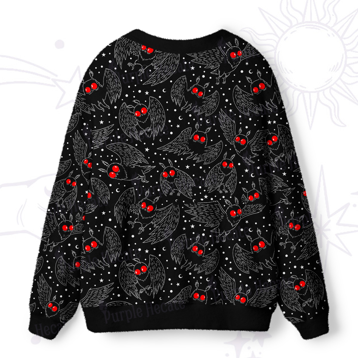 [Copy]Purplehecate Lazy Day Garden Cats Ugly Cardigan Sweaters