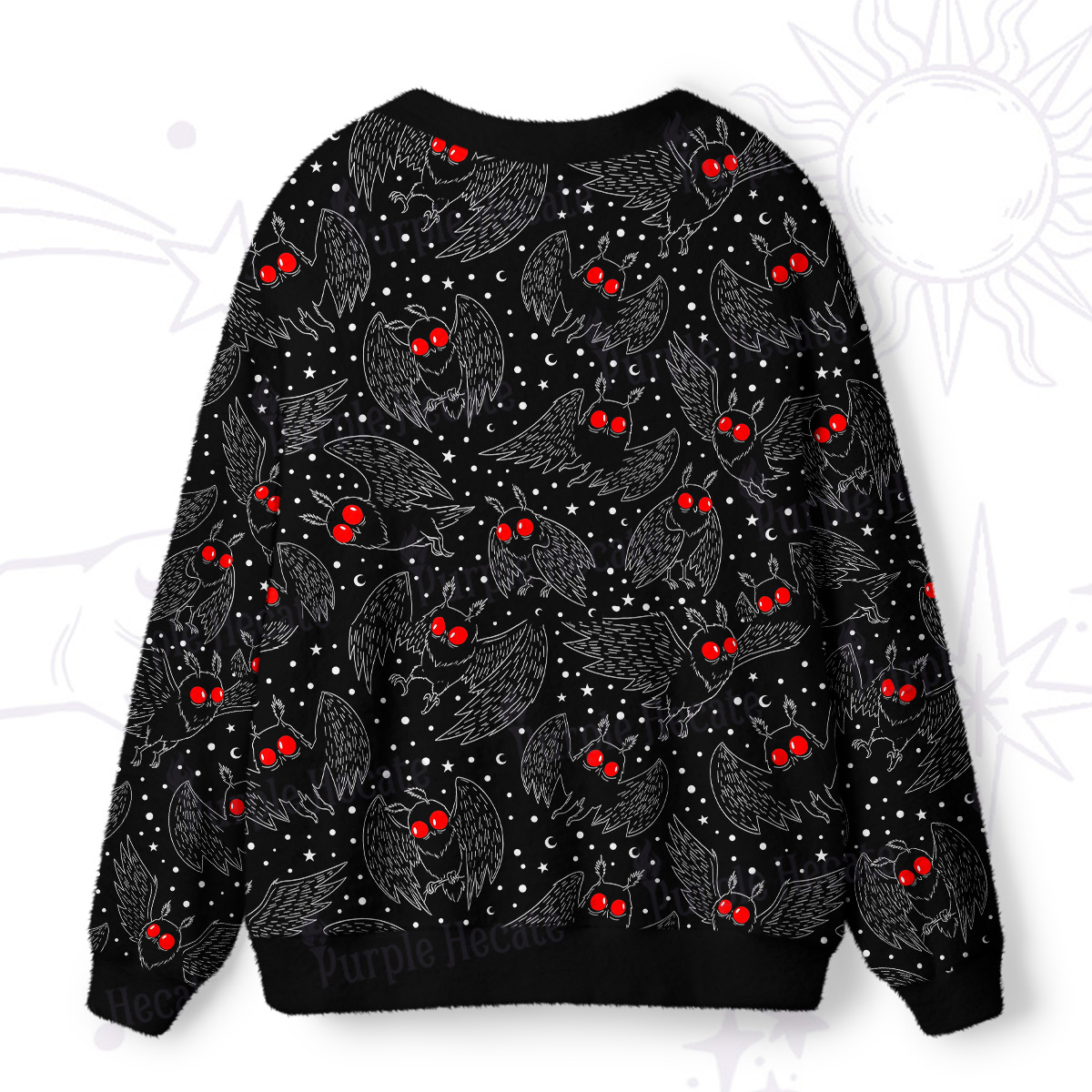 [Copy]Purplehecate Lazy Day Garden Cats Ugly Cardigan Sweaters
