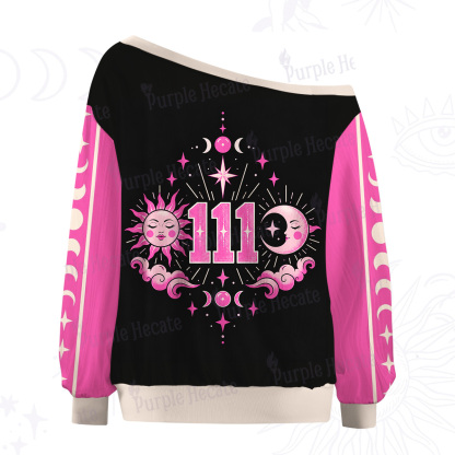 Purplehecate Ask Me About Your Rising Sign Off The Shoulder Graphic Jersey