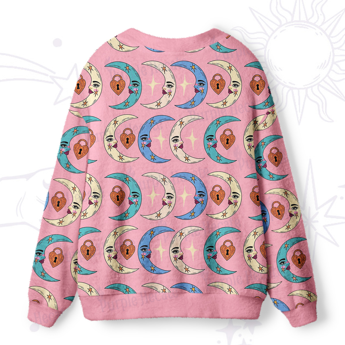 Purplehecate Lunar Secrets Ugly Cardigan Sweaters