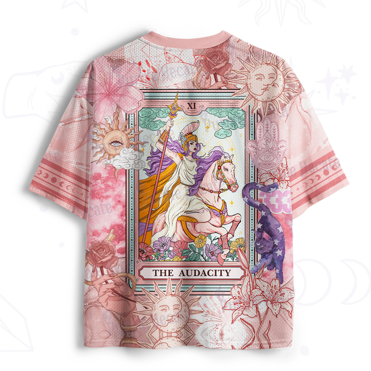 Purplehecate The Audacity Tarot Card Mesh Jersey