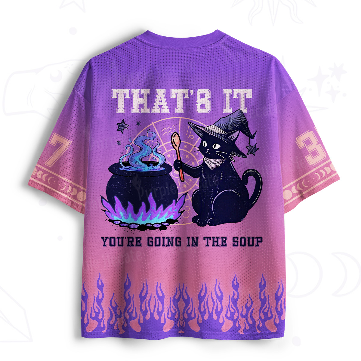 Purplehecate That's It You're Going In The Soup Mesh Jersey