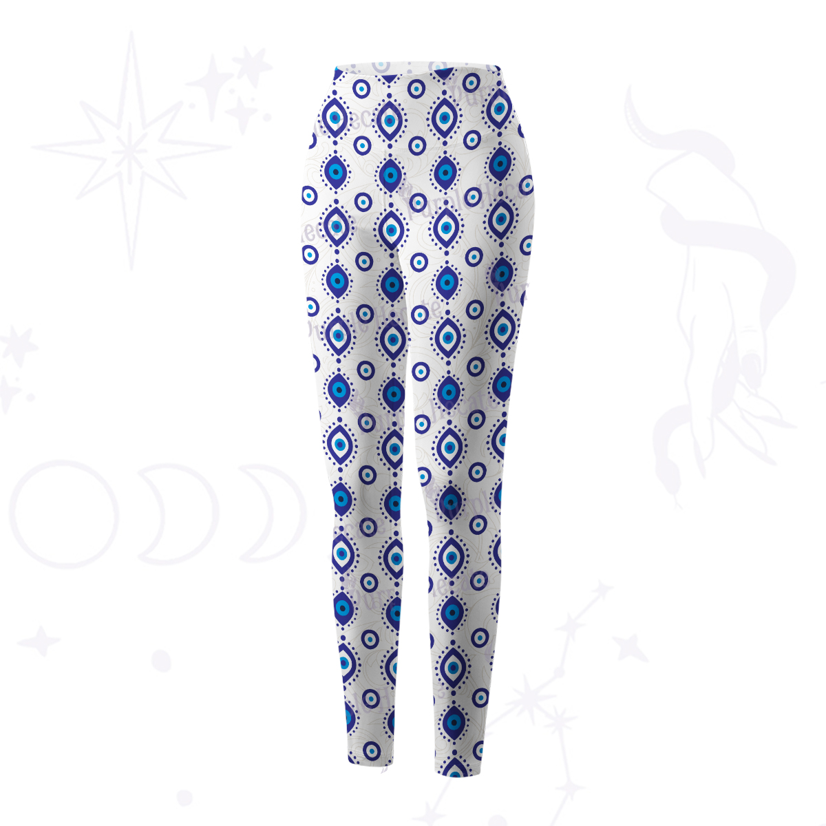 Purplehecate Evil Eye Protection Yoga Pants
