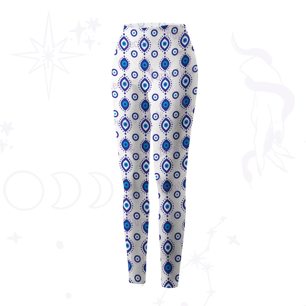 Purplehecate Evil Eye Protection Yoga Pants