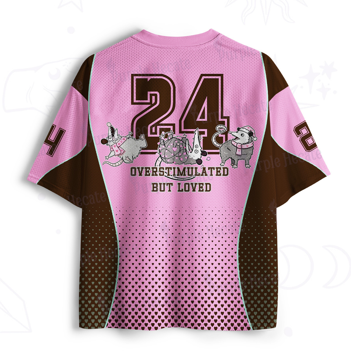 Purplehecate Overstimulated But Loved Mesh Jersey