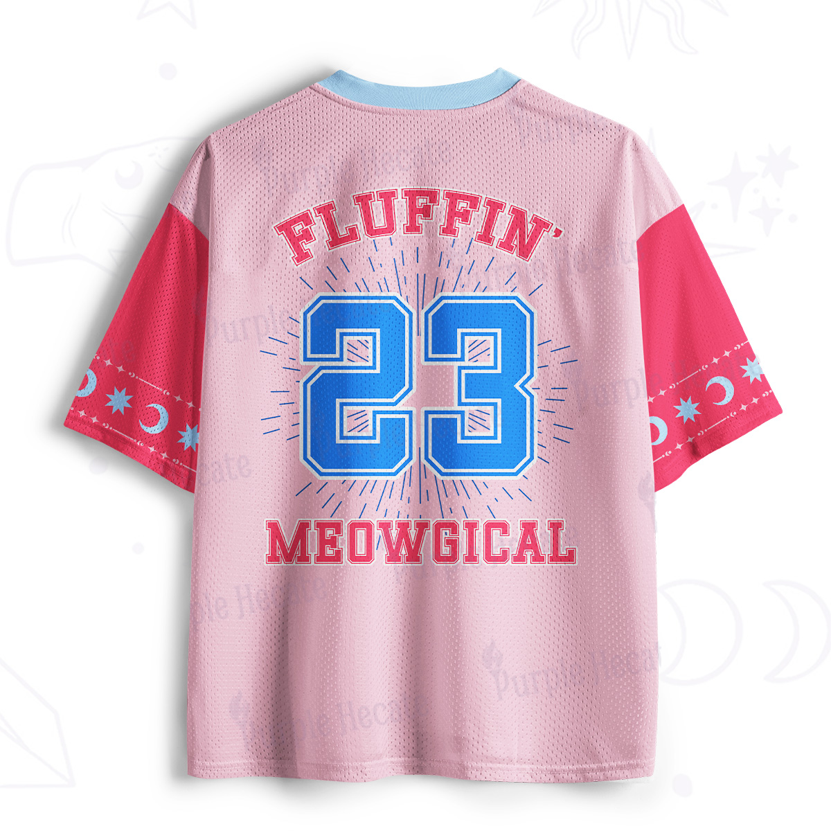 Purplehecate Fluffin Meowgical Mesh Jersey