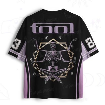 Purplehecate Skeleton Soul Meditation Mesh Jersey