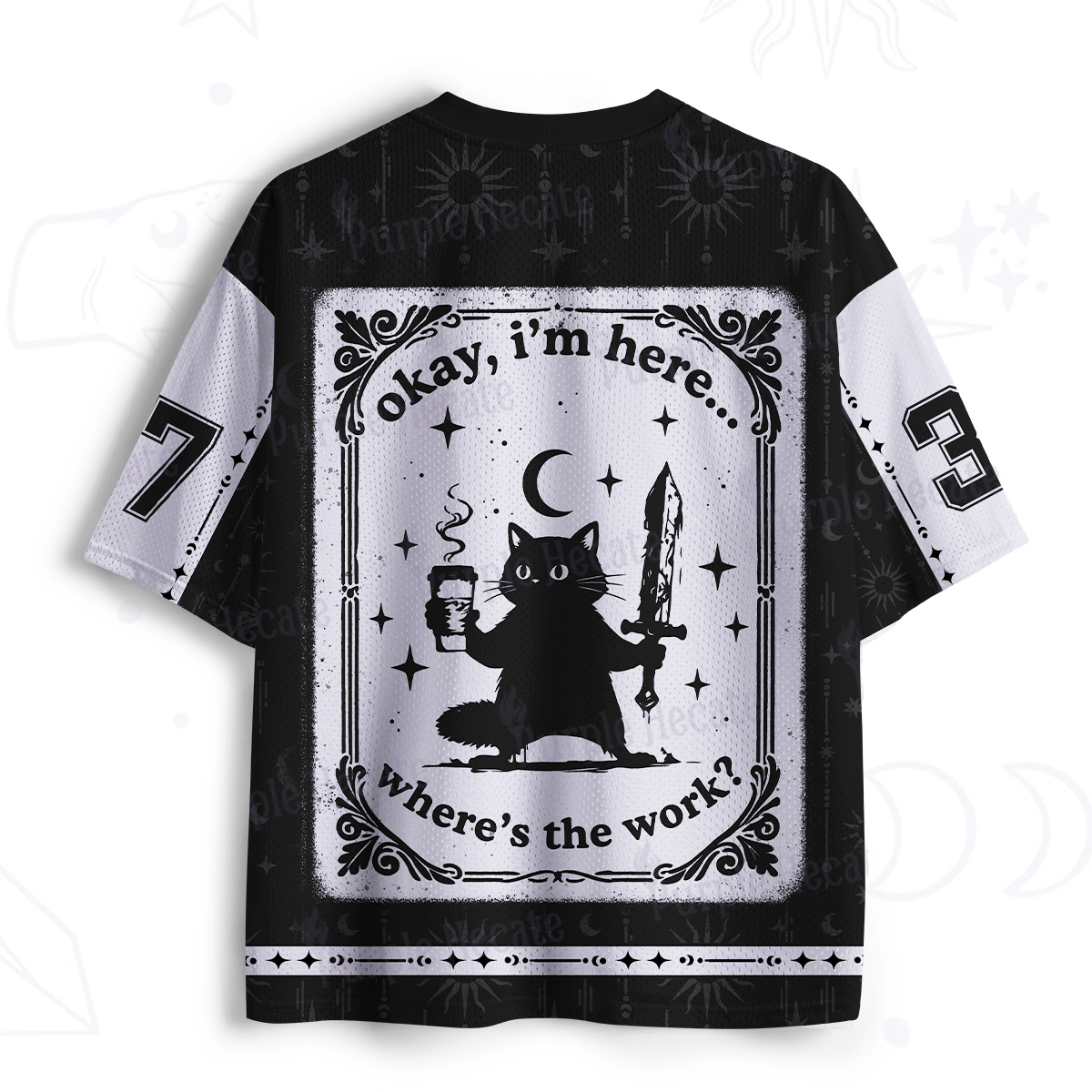 Purplehecate Okay I'm Here Where's The Work Mesh Jersey