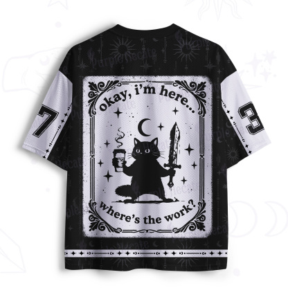 Purplehecate Okay I'm Here Where's The Work Mesh Jersey